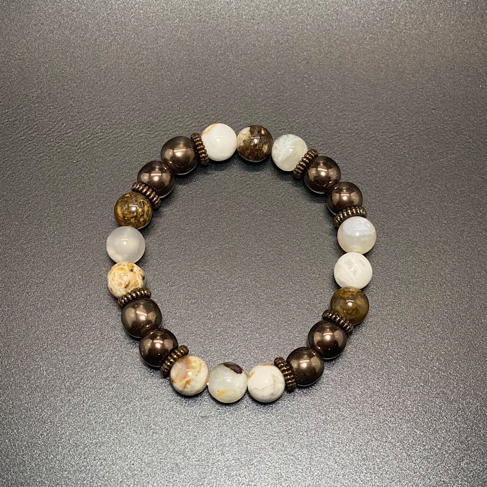 Dendritic Opal Bracelet: Clarity and Protection